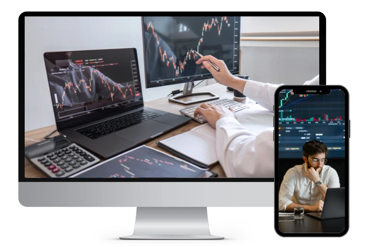 Fast order execution trading platform setup on multiple devices